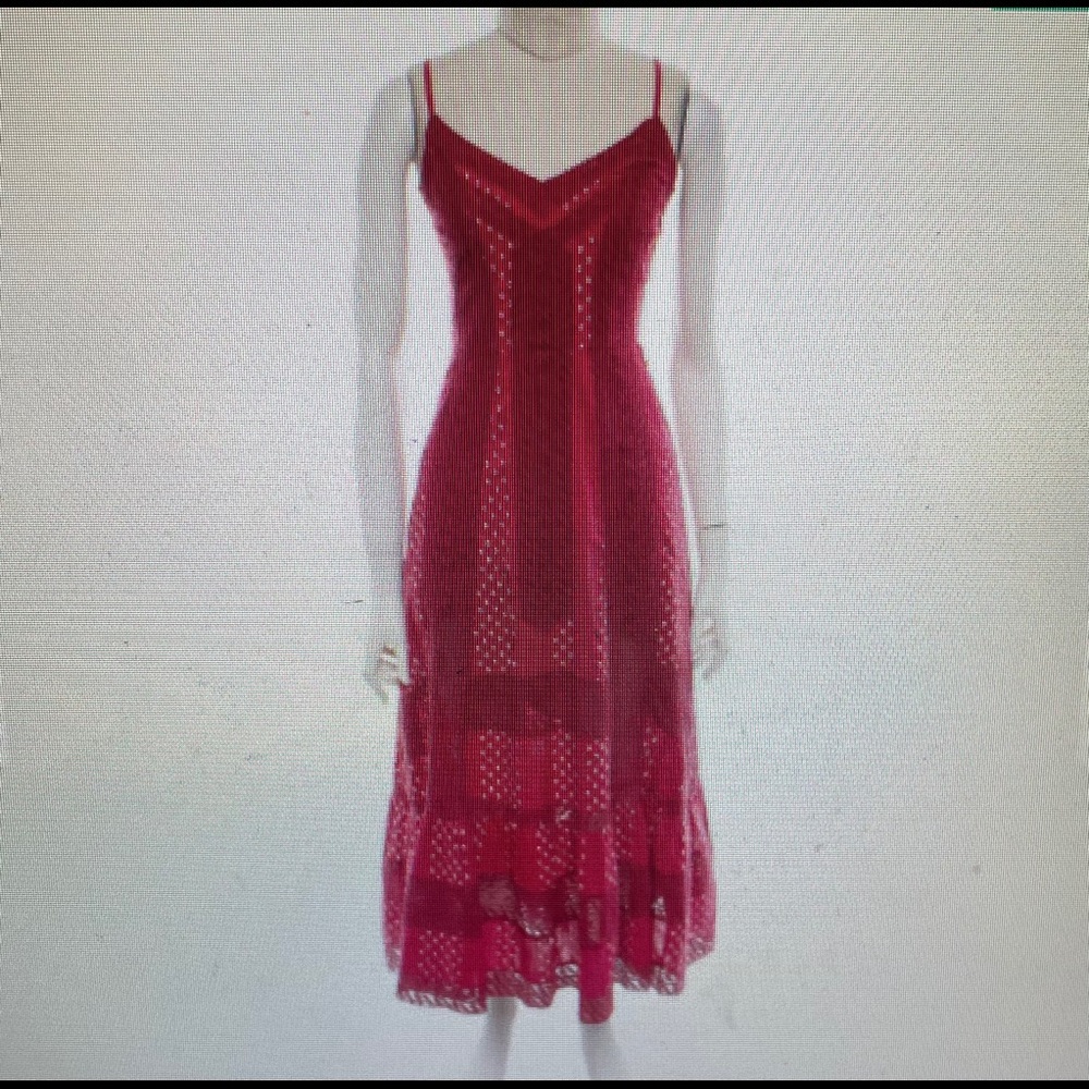 ❤️Love Shack Fancy Red Dress sz2❤️ - Picture 3 of 9